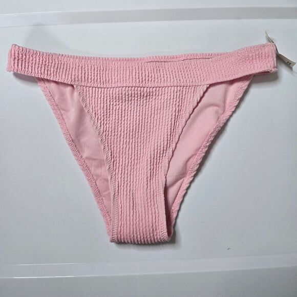 Aerie Pink Cheeky Bikini Bottm Small XS - Picture 1 of 6